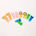 cartoon fruit fork set - cute animal creative fruit picks, bento fruit forks, dessert forks - wholesale