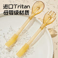 Baby learning to eat training self-feeding spoon kids eating complementary food fork spoon straw drinking soup drinking water tableware