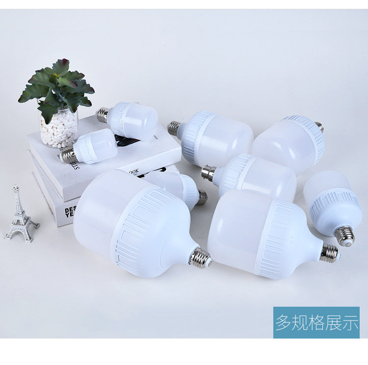LED light bulb household E27 screw energy-saving lamp white light super bright indoor eye protection no stroboscopic high-power lighting bulb
