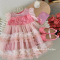 Girls' dress -  summer new arrival - korean style baby girl's chic mesh tutu dress - children's fairy gown