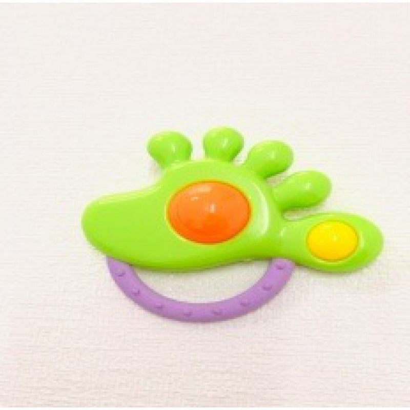 Cross-border  export tooth grinding stick toothpaste baby anti-eating hand soft glue baby mouth desire small mushroom biting glue toy