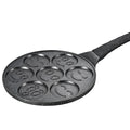 Oem personalized internet celebrity seven-hole smiling face medical stone breakfast frying pan baking dish poached egg flats pot non-stick baking
