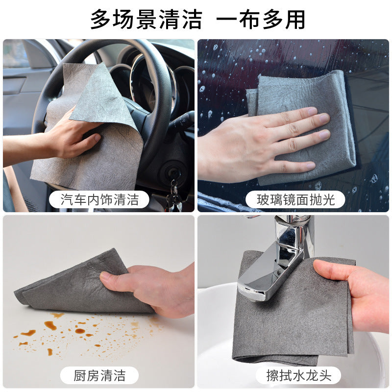 Magic cleaning cloth - streak-free, waterless window & mirror cleaning cloth - household cleaning cloth