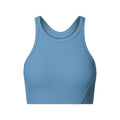Vertical ribbed high collar elastic comfortable sports intimates high-strength bubble wrap sports bra daw057