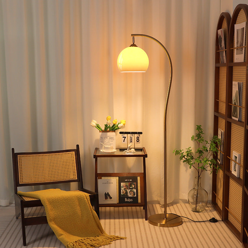 Floor lamp french medieval style living room bedroom classy sense accessible luxury sofa side ornaments italian normcore atmosphere table lamp