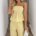 Amazon foreign trade  spring new european and american style sleeveless top jumpsuit