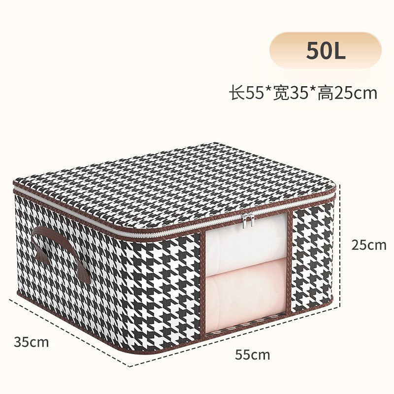 Home clothes storage box Foldable wardrobe quilt finishing box Moving small items Artifact daily necessities storage bag