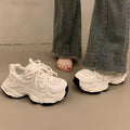 Best sellingplatform shoesthick soledad shoes women's summer petites height increasing 2026new arrival mesh breathable casual sports shoes