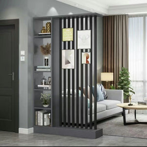 Screen partition living room to block the entrance door, entrance cabinet, simple storage rack, kitchen, living room, dining room partition cabinet