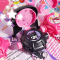 Sanrio 24-image projection doll mask with flip-top digital watch kuromi star dew melody jade dog
