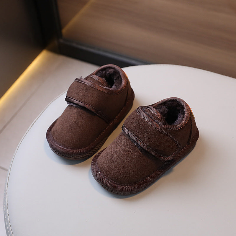 Kids cotton shoes wintergirl snow boots boys fleece-lined cotton boots winter baby girl snow cotton large cotton shoes winter shoes