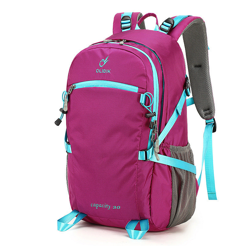 Outdoor mountaineering bag men's and women's travel backpack lightweight large capacity lightweight water-proof travel hiking backpack