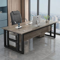 Computer desk desktop casual modern boss office desk staff slot table and chair combination for home desk single table without
