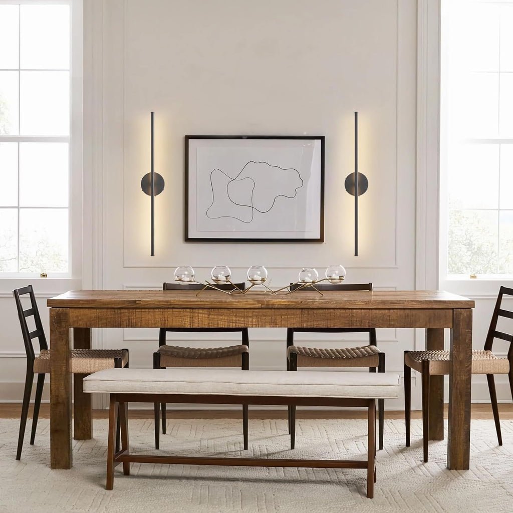 hot sale line wall lamp square bottom box strip living room sofa TV background bedroom bedside lamp