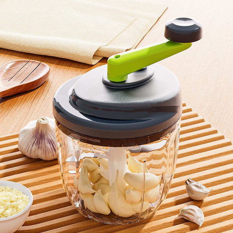 Garlic crusher - manual garlic masher, garlic chopper, garlic grinder, garlic slicer, garlic mincer, garlic & ginger crusher