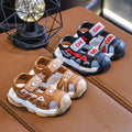 new kids' sandals: summer anti-slip soft sole, velcro closure, for boys (mid-to-large children) and toddlers, perfect for the beach