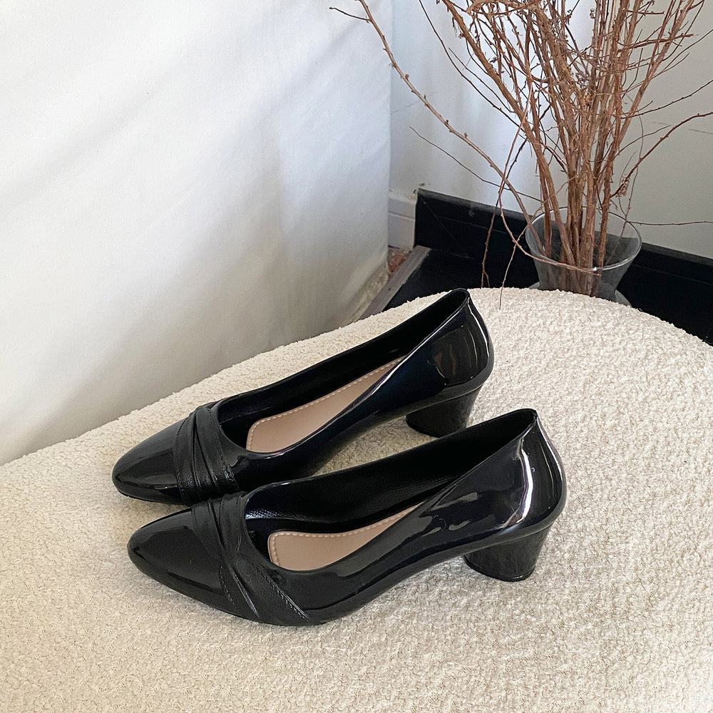 french pointed toe fashionoutwear sandals women's summer thick heel heightening non-slipeasiest for matchcasual toe flatsexport