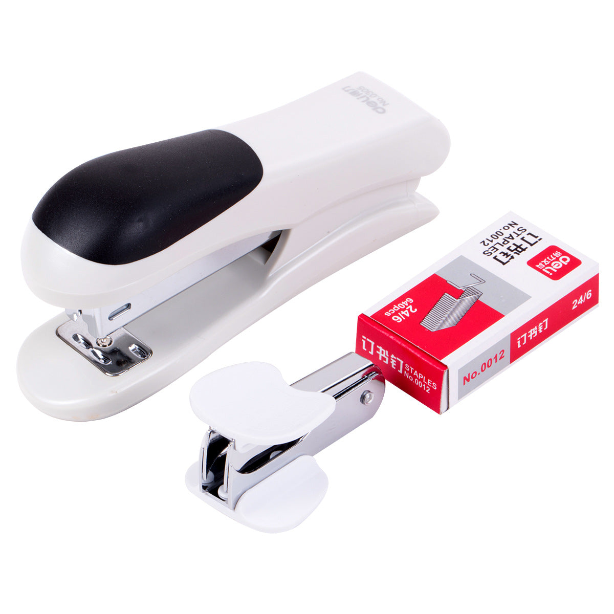 Deli stationery 0355 stapler set stapler stapler combination set office supplies wholesale