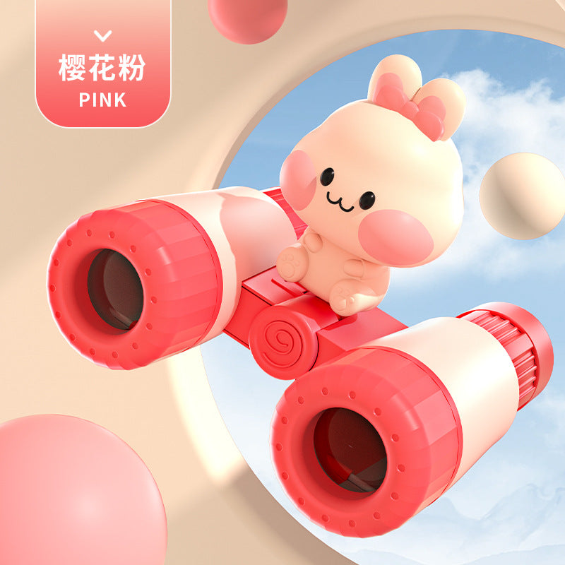Kids' binoculars toy - high-definition outdoor telescope for children - magnifying glass for boys and girls - portable birthday gift