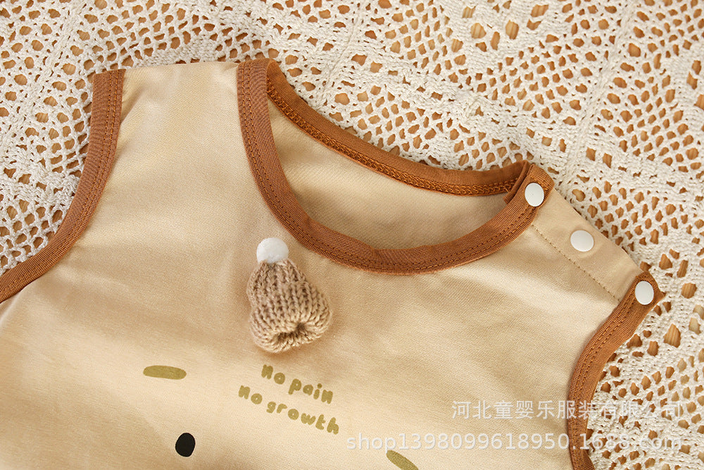 Newborn baby romper - summer lightweight, super cute triangle bodysuit for baby boys and girls