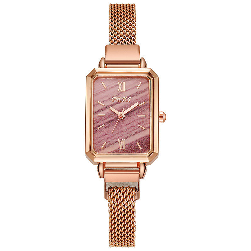 Live broadcast popular douyin sales retro elegant women's watch wholesale watch women's small square watch women's watch small green