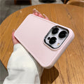 Suitable for apple 16pro metal photo frame mobile phone case iphone7p/xr caramel color protective cover suitable for all series