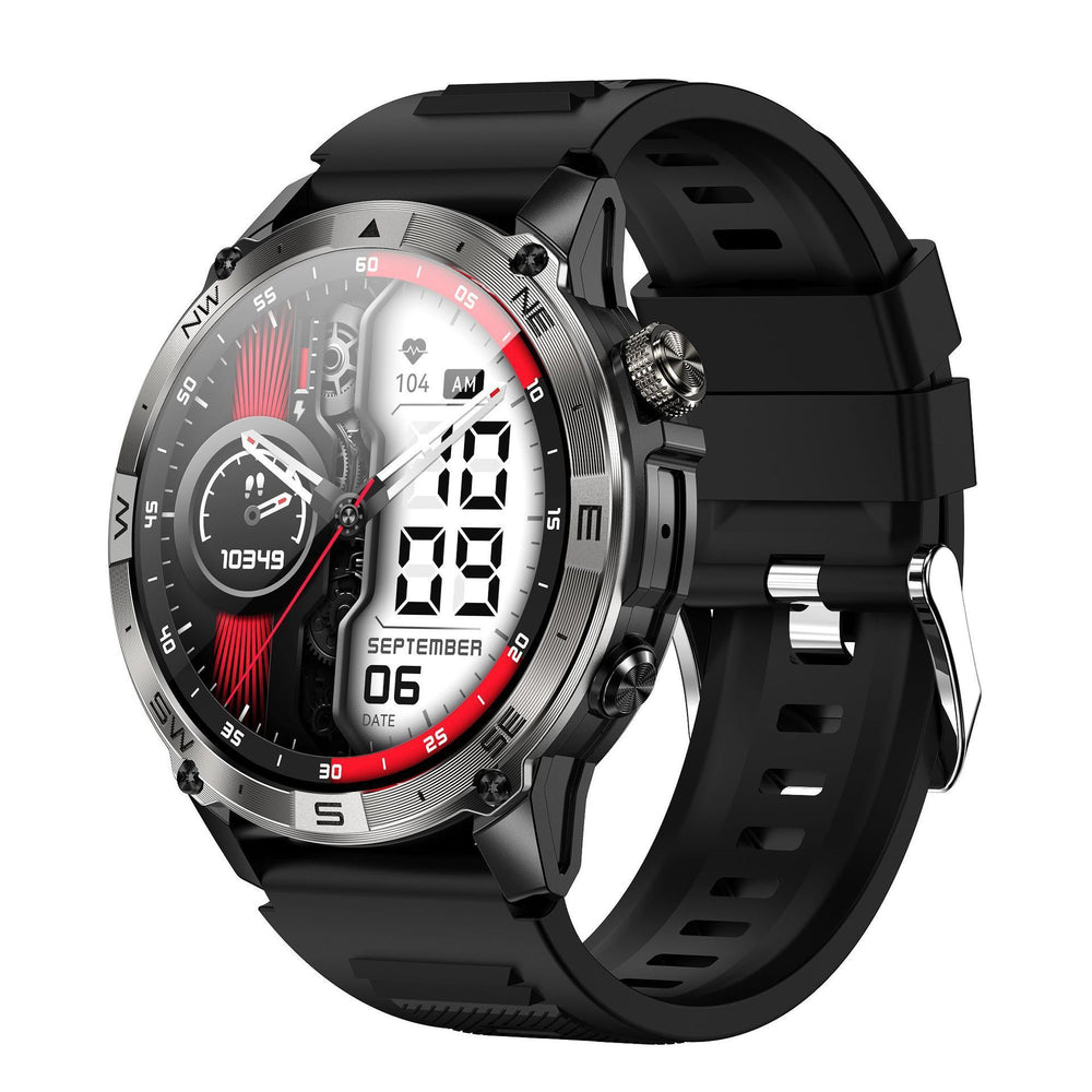 Dual-frequency gps smartwatch with altitude, barometric pressure, compass, bluetooth calling, heart rate, and blood oxygen monitoring – ideal for outdoor sports