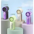 X688 cross-border new high-speed handheld small fan usb rechargeable digital display portable small violent fan