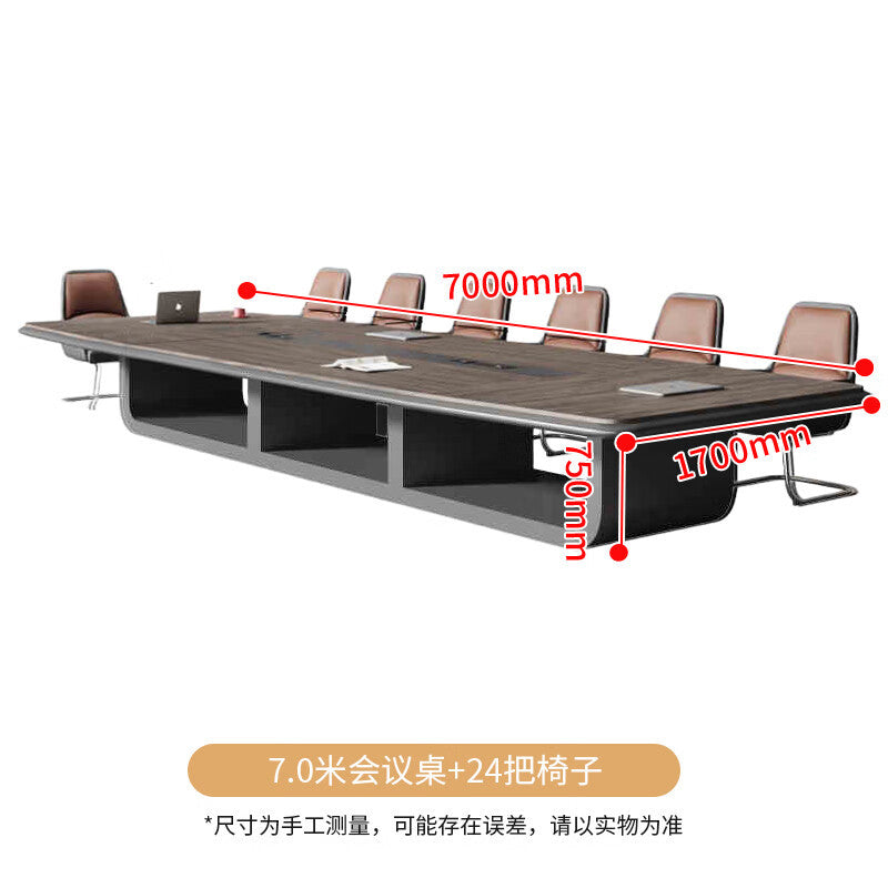 Saint li office conference table bench - minimalist modern large bench training table - negotiation office furniture