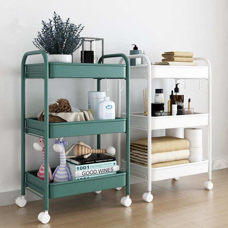 Removable trolley rack Bedroom snacks Cosmetics Multi-layer bedside storage rack Kitchen storage rack