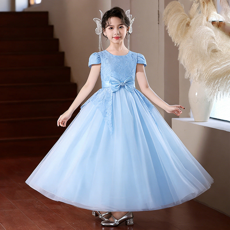 girls' dresses, children's princess dresses, children's day performance costumes, flower girl dresses for girls, new  children's clothing