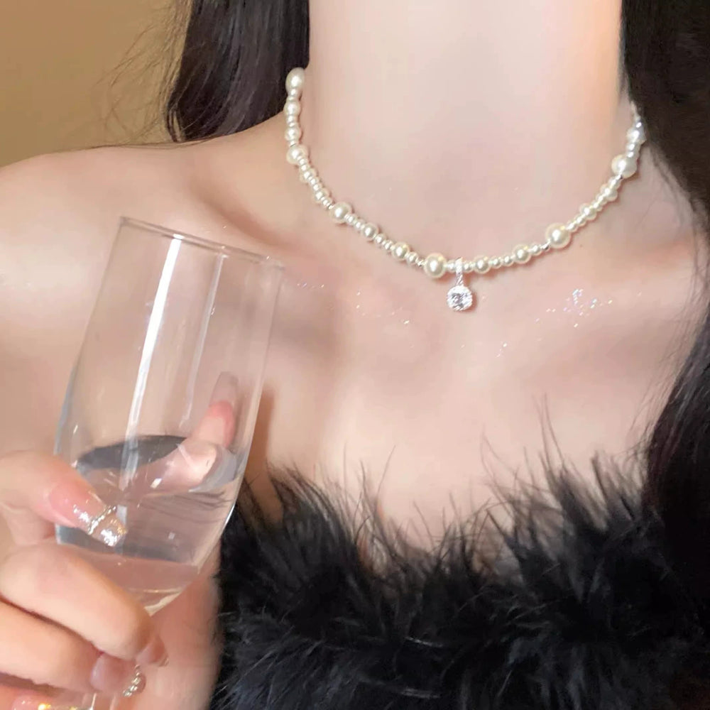 2025 hot-selling beaded butterfly necklace for women - versatile, unique, elegant pearl choker - trendy vintage style accessories