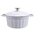 Enamel pot for home non-stick kitchen double ear soup pot induction cooker neutral large capacity soup pot in stock wholesale