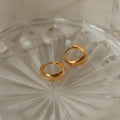 European and american cross-border fashion versatile hoop earrings exquisite mini ear cuff earrings 2024 summer new women's jewelry