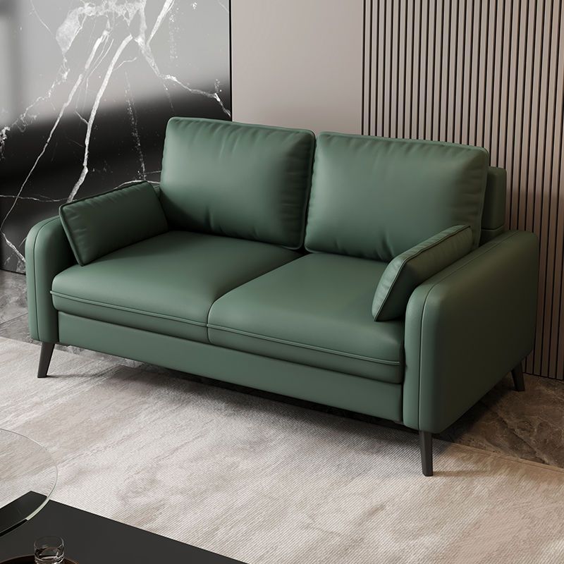 Scandinaviancasual no-wash technical cloth sofa small apartment rental apartment living room simple sofa straight row cat claw leather