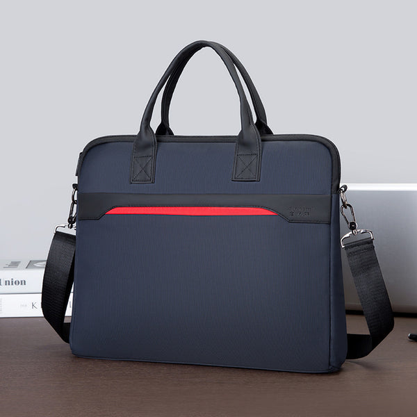 Yiyunchen Men's Briefcase Business Document Bag Women's Commuter Handbag Official Meeting Bag Briefcase Customization