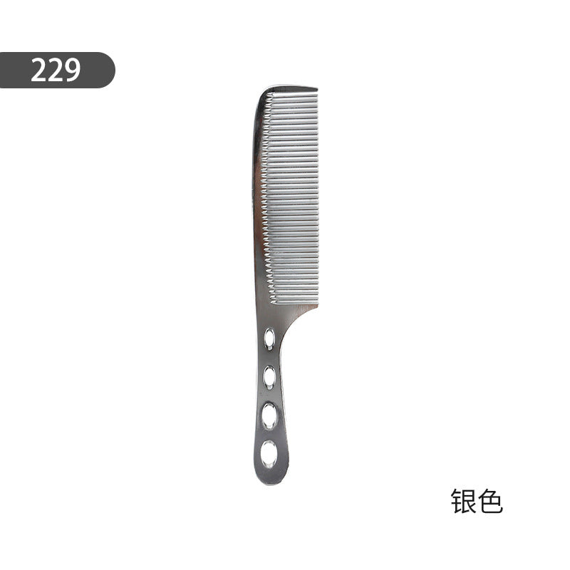 Hair stylist's special hair cutting comb, non-slip handle, anti-static hair cutting comb, steel needle, pointed tail partition, highlighting hair comb