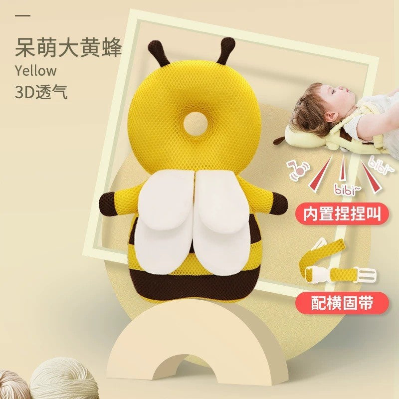 Baby head protection hat - anti-fall safety pillow for babies learning to walk - four-season breathable protective pad