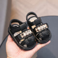Summer new baby girl sandals non-slip soft sole first walker shoes closed toe boys shoes beach kids shoes 0-2 years