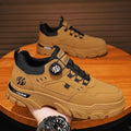 Men's 2025 spring new low-top slip-on swivel buckle athletic casual trendy shoes outdoor waterproof work shoes
