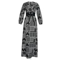 new plus size summer european and american style export   patchwork maxi dress african women's wear ol dress
