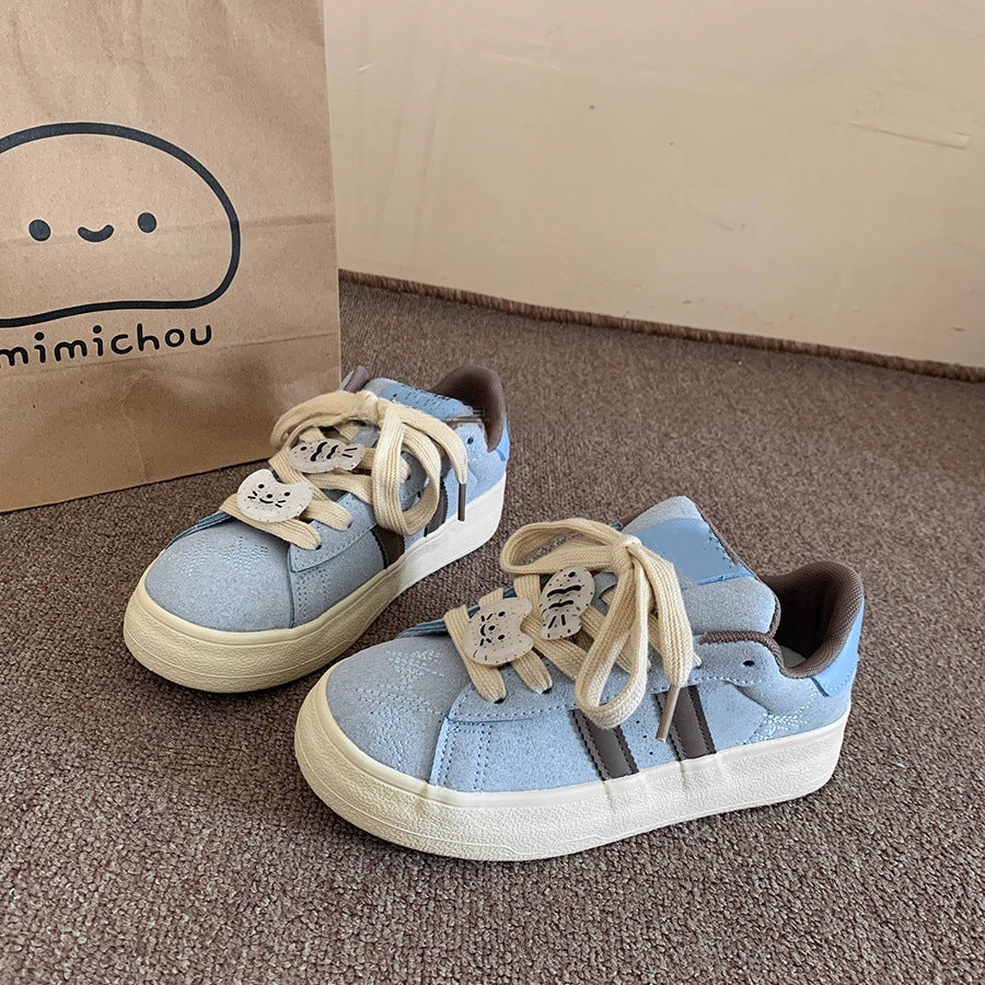 Women's white sneakers - new spring/summer 2026 collection: versatile, student-friendly, casual platform sneakers - lightweight, height-increasing trainers