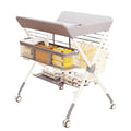 Changing table - foldable multifunctional baby care station for diaper changing, newborn bathing, massage, and touching