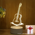 3d night light acrylic children's cartoon logo birthday gift table lamp led ambient light touch control eye protection