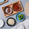 Flavor plate combination ceramic seasoning plate sauce small plate for home cold dish plate snack plate tray wholesale food grade