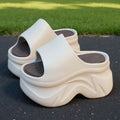 2026 new platform wedge slippers - women's summer indoor/outdoor fashion high heel slides with a cushioned comfort fit