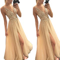 Shiny evening dress : european and american summer gold v-neck patchwork dress, party evening gown for women