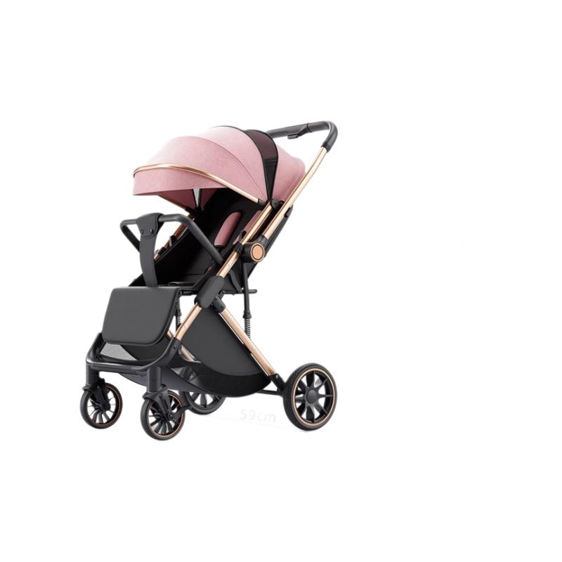 Lightweight landscape two-way foldable stroller baby artifact folding children baby stroller stroller four wheels