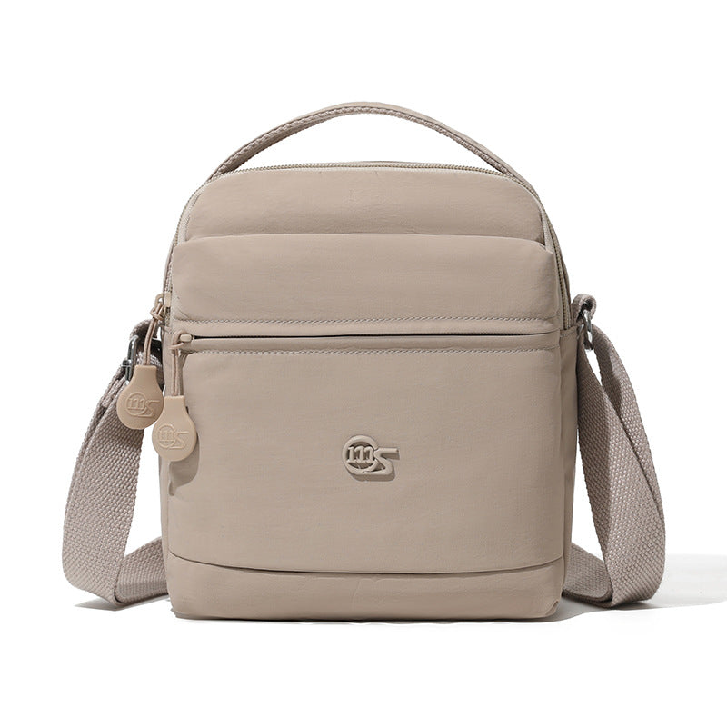 Cross-border high-end bag women's summer 2025 new fashion messenger bag Korean version cloth bag popular portable small backpack