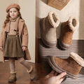 Kids' snow boots: boys'  winter cotton shoes, outdoor wear, baby winter shoes, girls' boots, toddler fleece-lined shoes